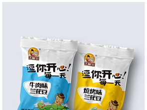 兰花豆休闲食品包装袋设计图片 模板下载 其他图大全 其他包装编号 16934722