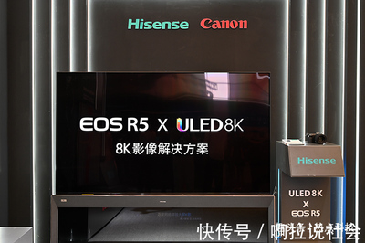 UDE2021佳能与海信联手展示8K影像解决方案